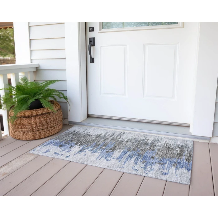 Chantille ACN704 Blue 1'8" x 2'6" Rug