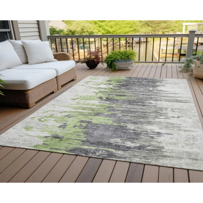 Chantille ACN704 Green 3' x 5' Rug