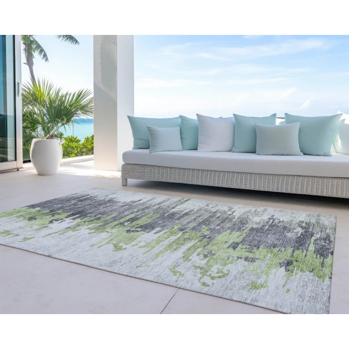 Chantille ACN704 Green 3' x 5' Rug
