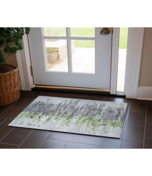 Chantille ACN704 Green 1'8" x 2'6" Rug