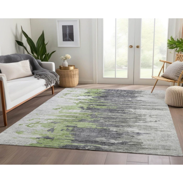 Chantille ACN704 Green 3' x 5' Rug