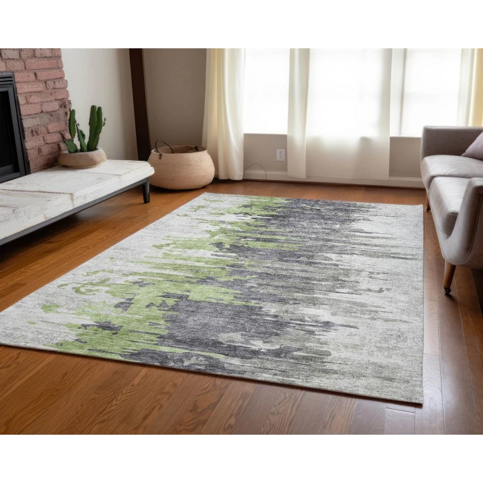 Chantille ACN704 Green 3' x 5' Rug