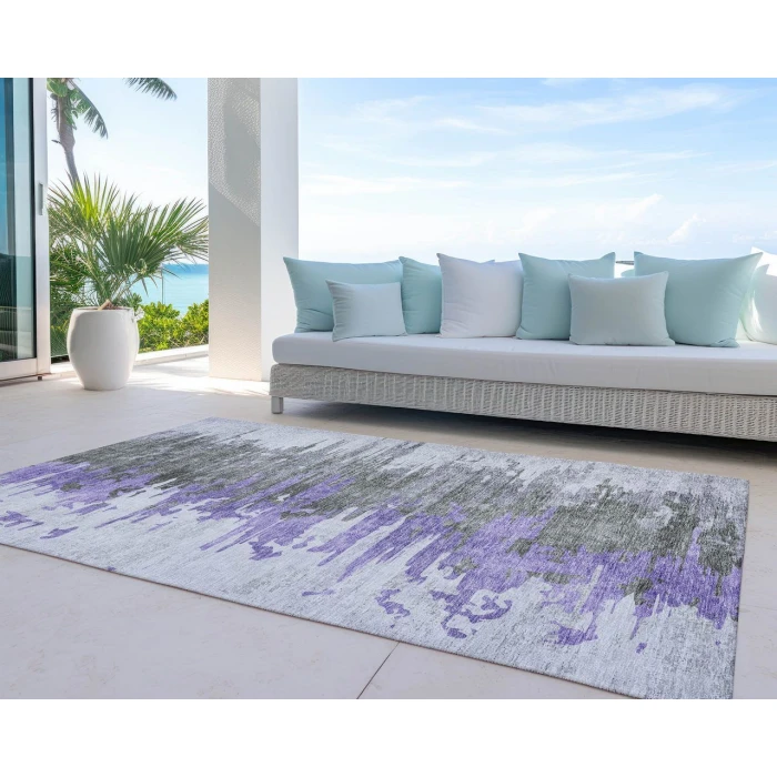 Chantille ACN704 Purple 3' x 5' Rug