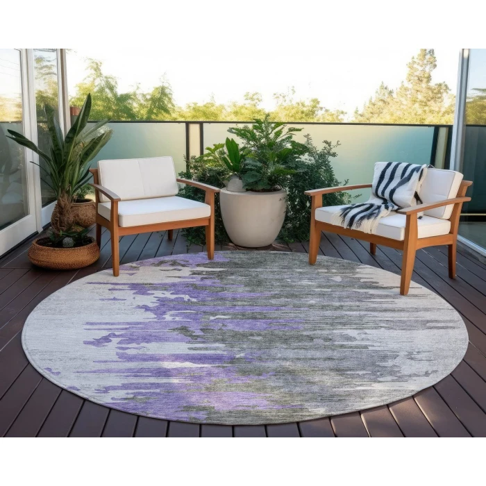 Chantille ACN704 Purple 8' x 8' Rug