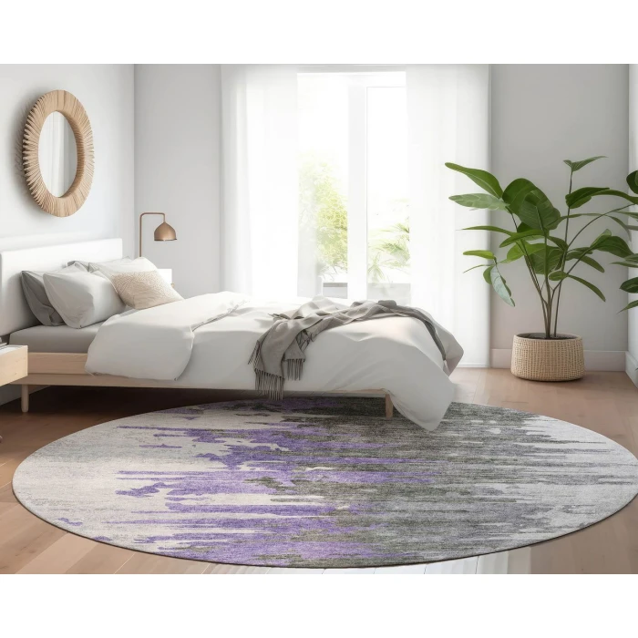 Chantille ACN704 Purple 8' x 8' Rug