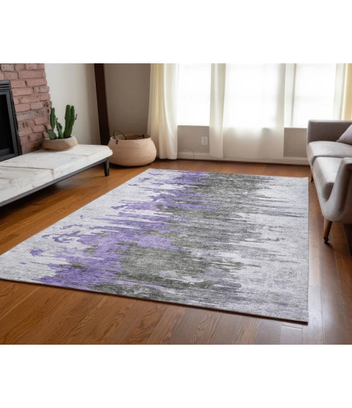 Chantille ACN704 Purple 3' x 5' Rug