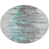 Addison Chantille ACN704 Teal 8 ft. x 8 ft. Round Rug