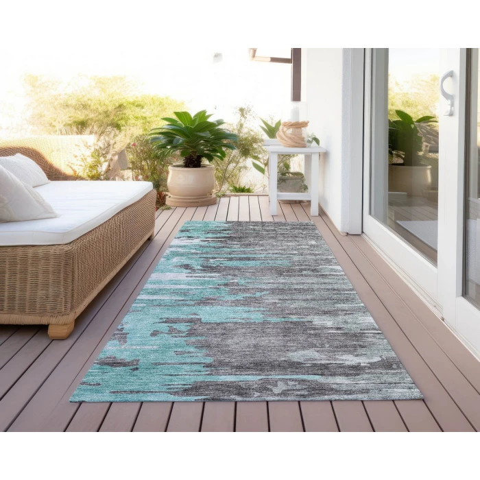 Chantille ACN704 Teal 2'3" x 7'6" Rug