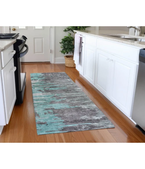 Chantille ACN704 Teal 2'3" x 7'6" Rug