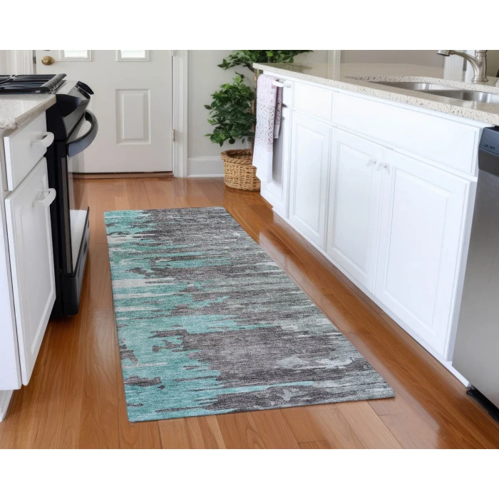 Chantille ACN704 Teal 2'3" x 7'6" Rug