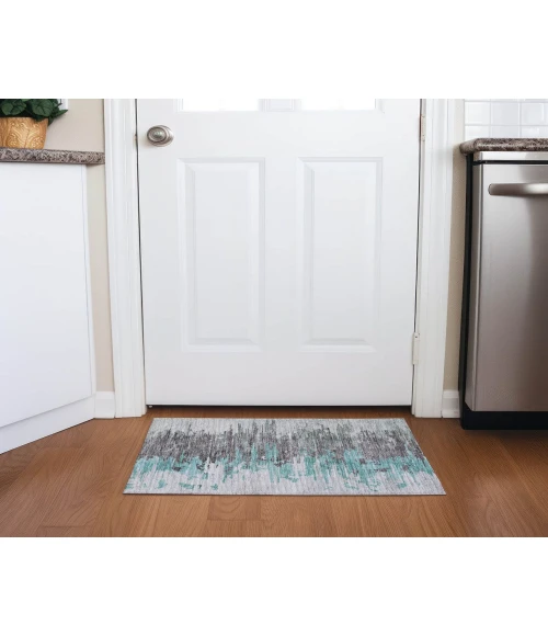 Chantille ACN704 Teal 1'8" x 2'6" Rug