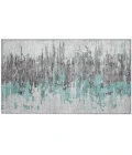 Chantille ACN704 Teal 1'8" x 2'6" Rug