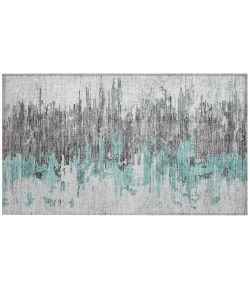 Addison Chantille ACN704 Teal 1 ft. 8 in. x 2 ft. 6 in. Rectangle Rug
