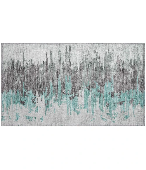 Chantille ACN704 Teal 1'8" x 2'6" Rug