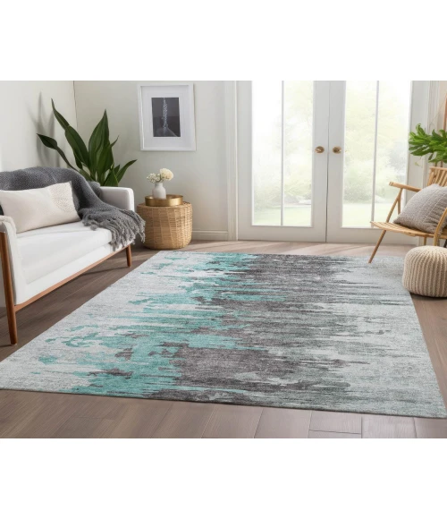 Chantille ACN704 Teal 2'6" x 3'10" Rug