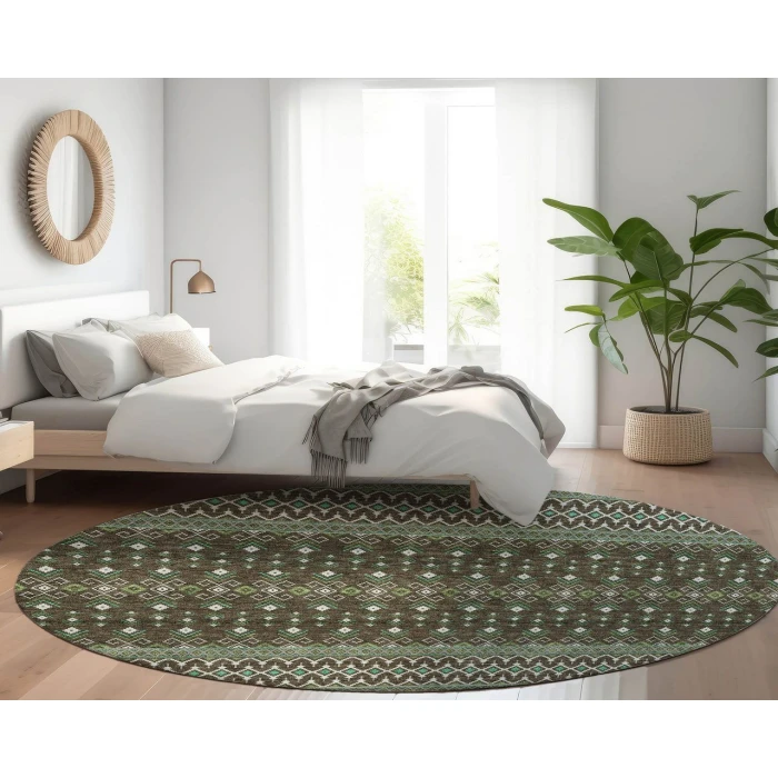 Chantille ACN708 Brown 8' x 8' Rug