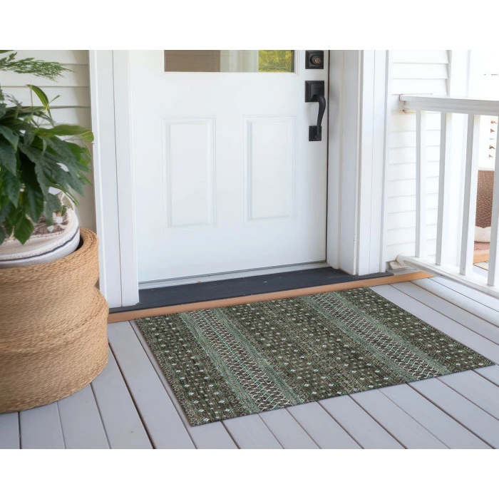 Chantille ACN708 Brown 1'8" x 2'6" Rug