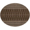 Addison Chantille ACN708 Chocolate 8 ft. x 8 ft. Round Rug