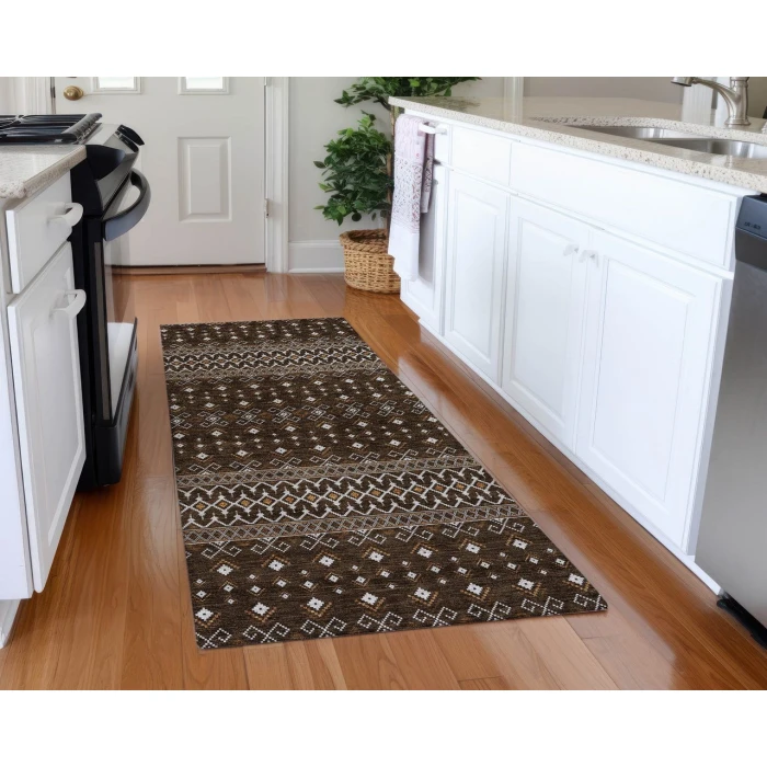 Chantille ACN708 Chocolate 2'3" x 7'6" Rug