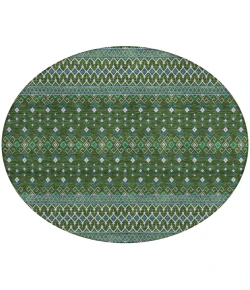 Addison Chantille ACN708 Olive 8 ft. x 8 ft. Round Rug