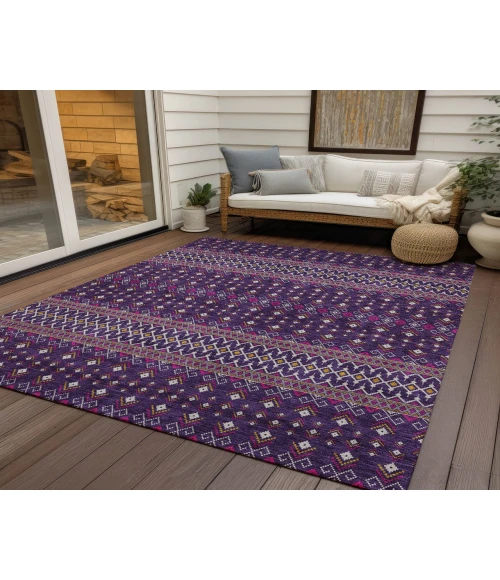 Chantille ACN708 Purple 5' x 7'6" Rug