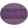 Addison Chantille ACN708 Purple 8 ft. x 8 ft. Round Rug