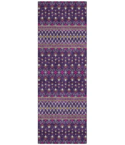 Addison Chantille ACN708 Purple 2 ft. 3 in. x 7 ft. 6 in. Runner Rug
