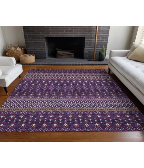 Chantille ACN708 Purple 5' x 7'6" Rug