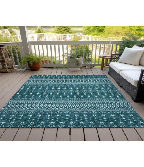 Chantille ACN708 Teal 2'6" x 3'10" Rug