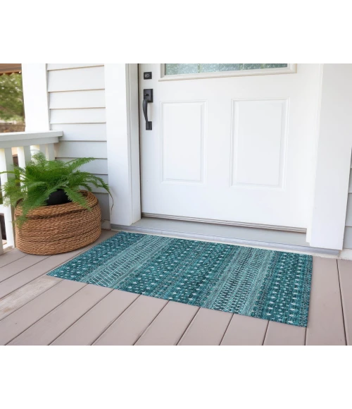 Chantille ACN708 Teal 1'8" x 2'6" Rug
