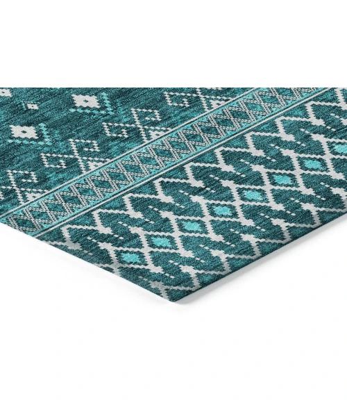Chantille ACN708 Teal 1'8" x 2'6" Rug