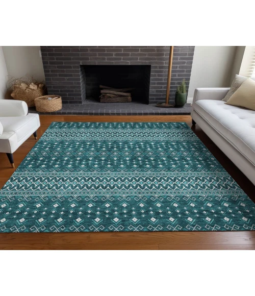 Chantille ACN708 Teal 2'6" x 3'10" Rug
