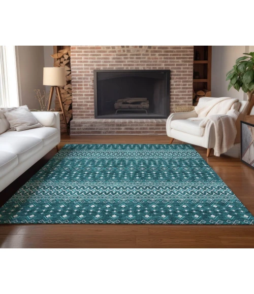 Chantille ACN708 Teal 2'6" x 3'10" Rug