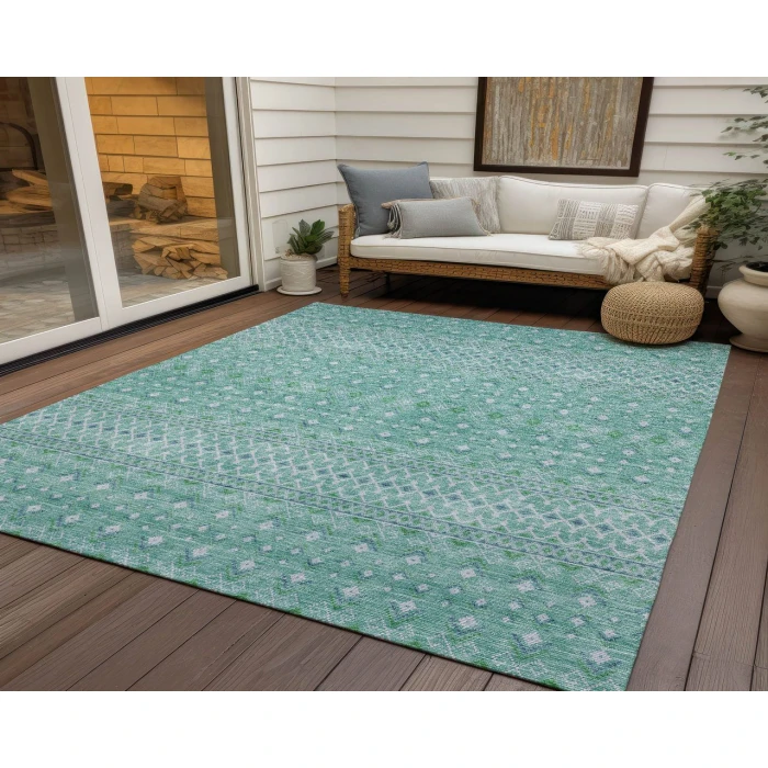 Chantille ACN709 Aqua 10' x 14' Rug
