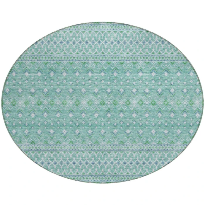 Chantille ACN709 Aqua 8' x 8' Rug