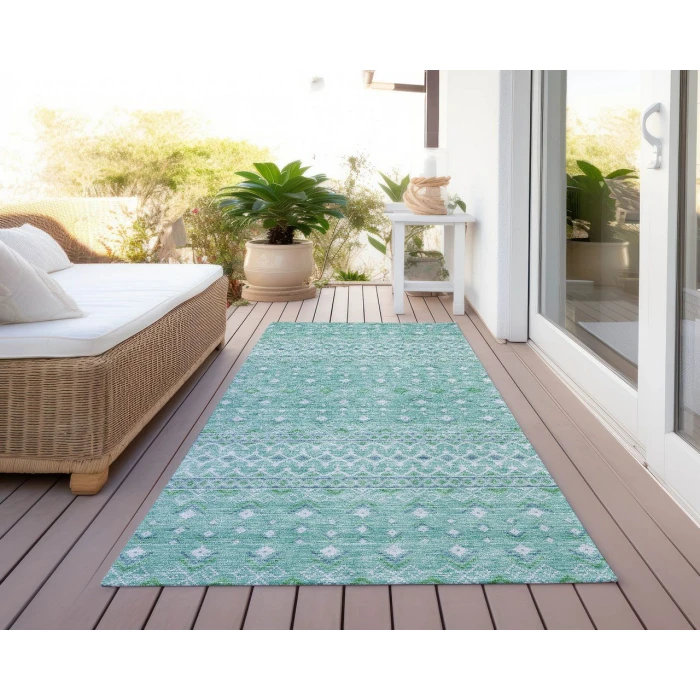 Chantille ACN709 Aqua 2'3" x 7'6" Rug
