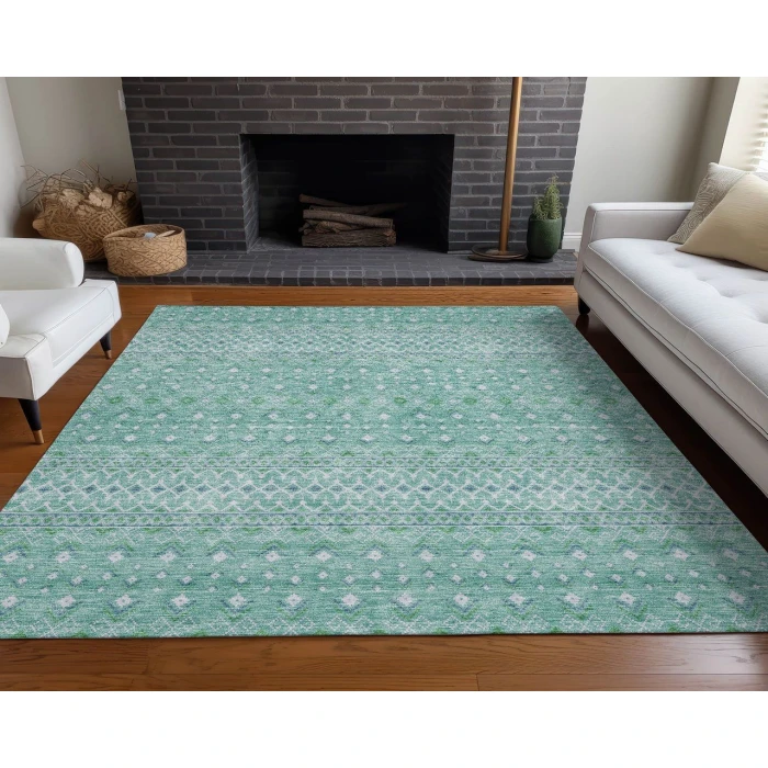 Chantille ACN709 Aqua 10' x 14' Rug