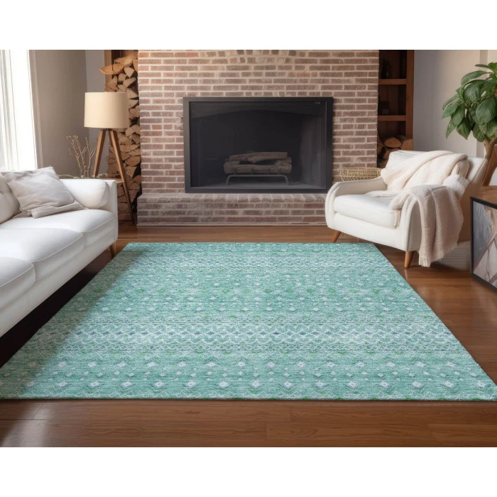 Chantille ACN709 Aqua 10' x 14' Rug