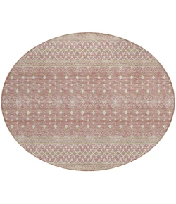 Addison Chantille ACN709 Blush 8 ft. x 8 ft. Round Rug