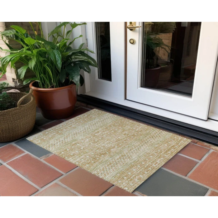 Chantille ACN709 Copper 1'8" x 2'6" Rug