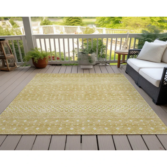 Chantille ACN709 Gold 10' x 14' Rug