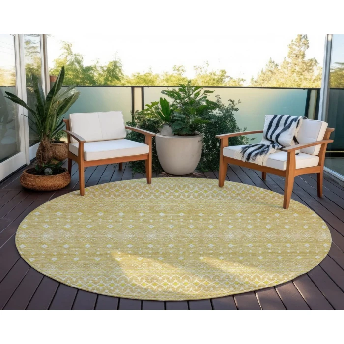 Chantille ACN709 Gold 8' x 8' Rug