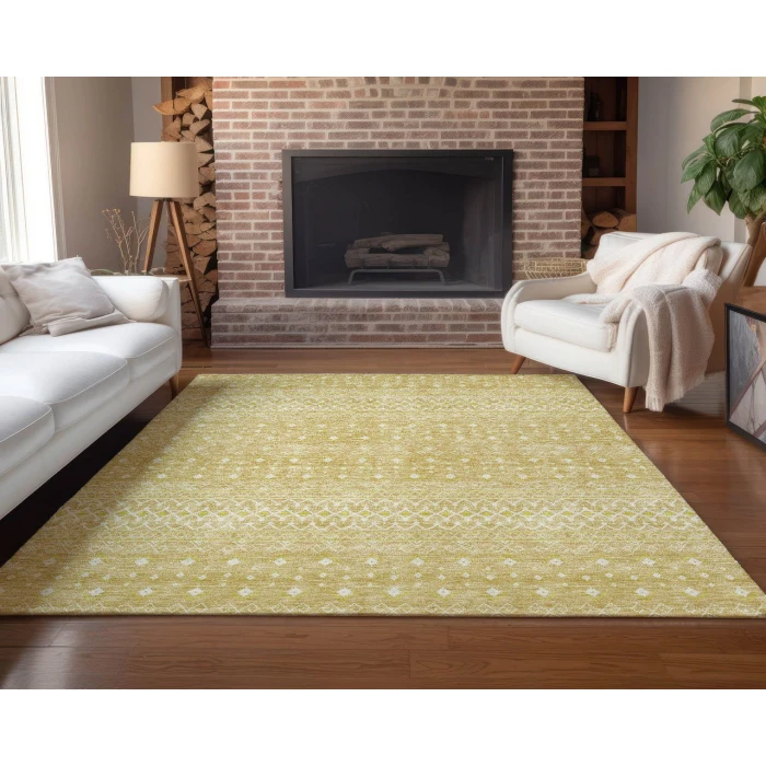 Chantille ACN709 Gold 10' x 14' Rug