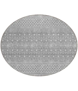 Addison Chantille ACN709 Silver 8 ft. x 8 ft. Round Rug