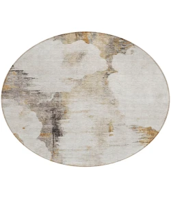 Addison Chantille ACN710 Beige 8 ft. x 8 ft. Round Rug