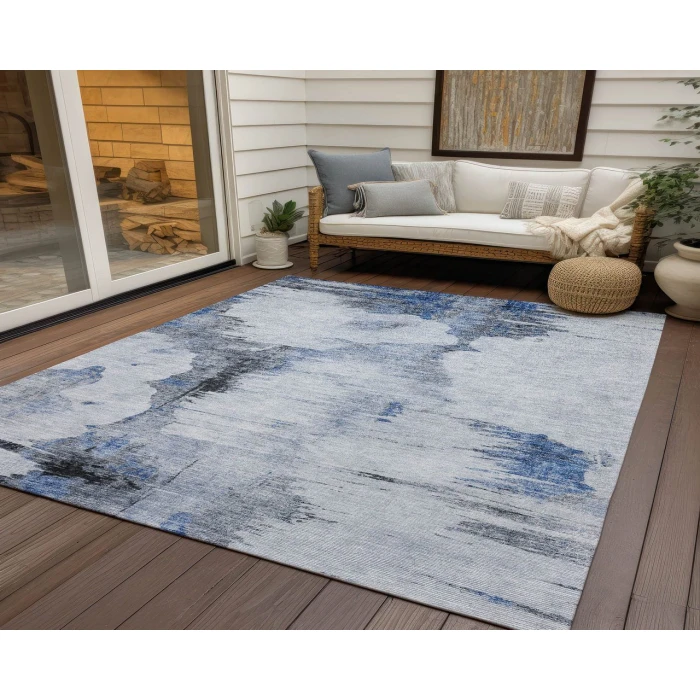 Chantille ACN710 Blue 2'6" x 3'10" Rug