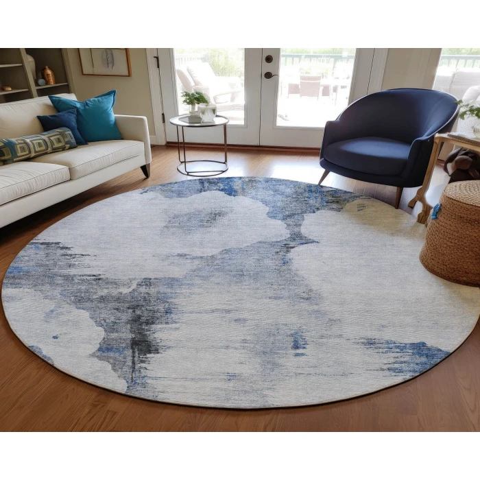 Chantille ACN710 Blue 8' x 8' Rug