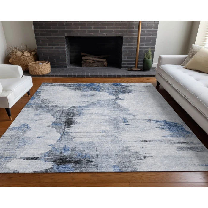 Chantille ACN710 Blue 2'6" x 3'10" Rug