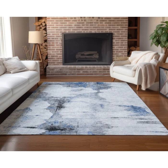 Chantille ACN710 Blue 2'6" x 3'10" Rug