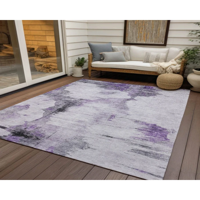 Chantille ACN710 Purple 3' x 5' Rug